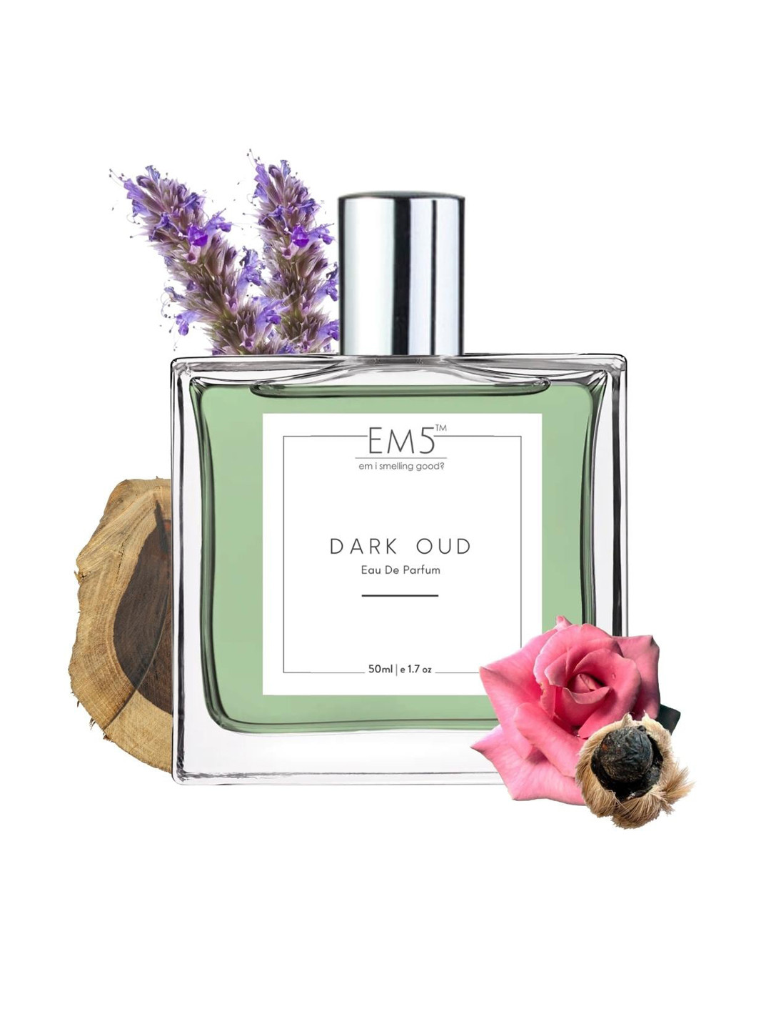 EM5 Men Dark Oud Long Lasting Eau De Parfum - 50ml