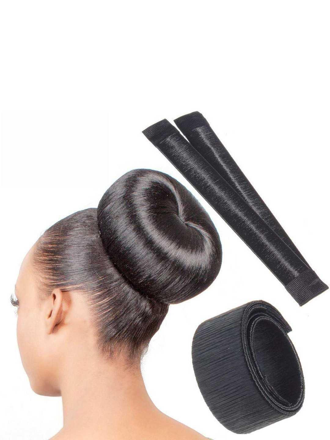 CHRONEX Women's Synthetic Ponytail Bun Maker Extension Scale