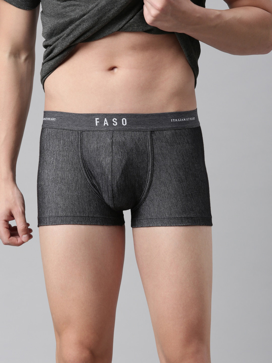 FASO Organic Cotton Trunk FS3010-SQ-BLACKDENIM