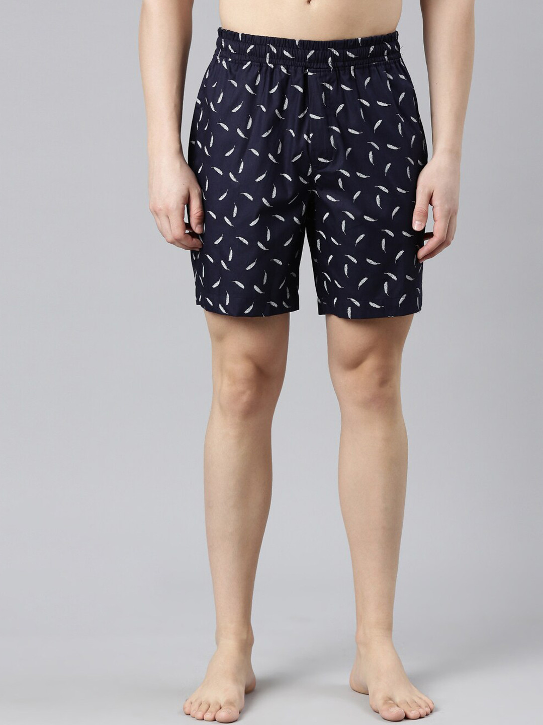 FASO Conversational Printed Pure Cotton Boxer SA3150-SQ-NAVY