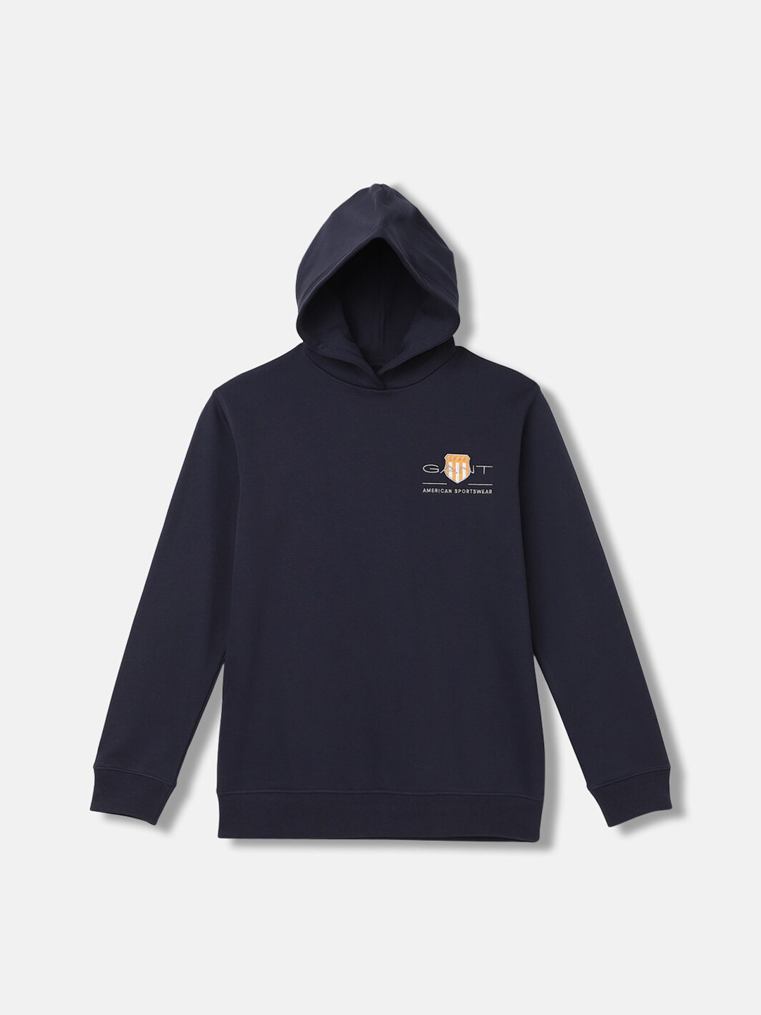 GANT Boys Typography Embroidered Hood Pullover Sweatshirt