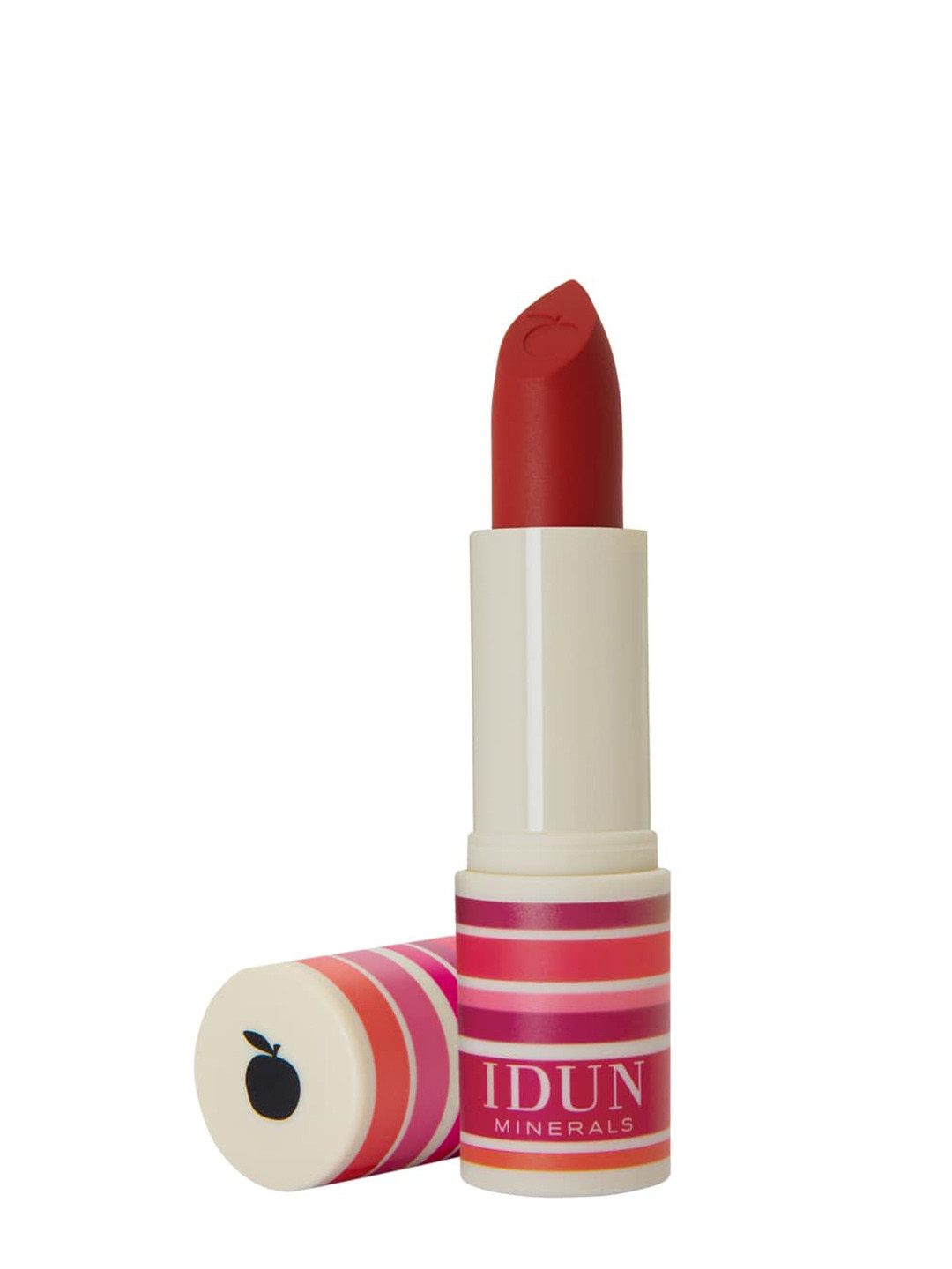 Idun Minerals Matte Lipstick with Vitamin E & Nordic Cloudberry Oil 4g - Jordgubb
