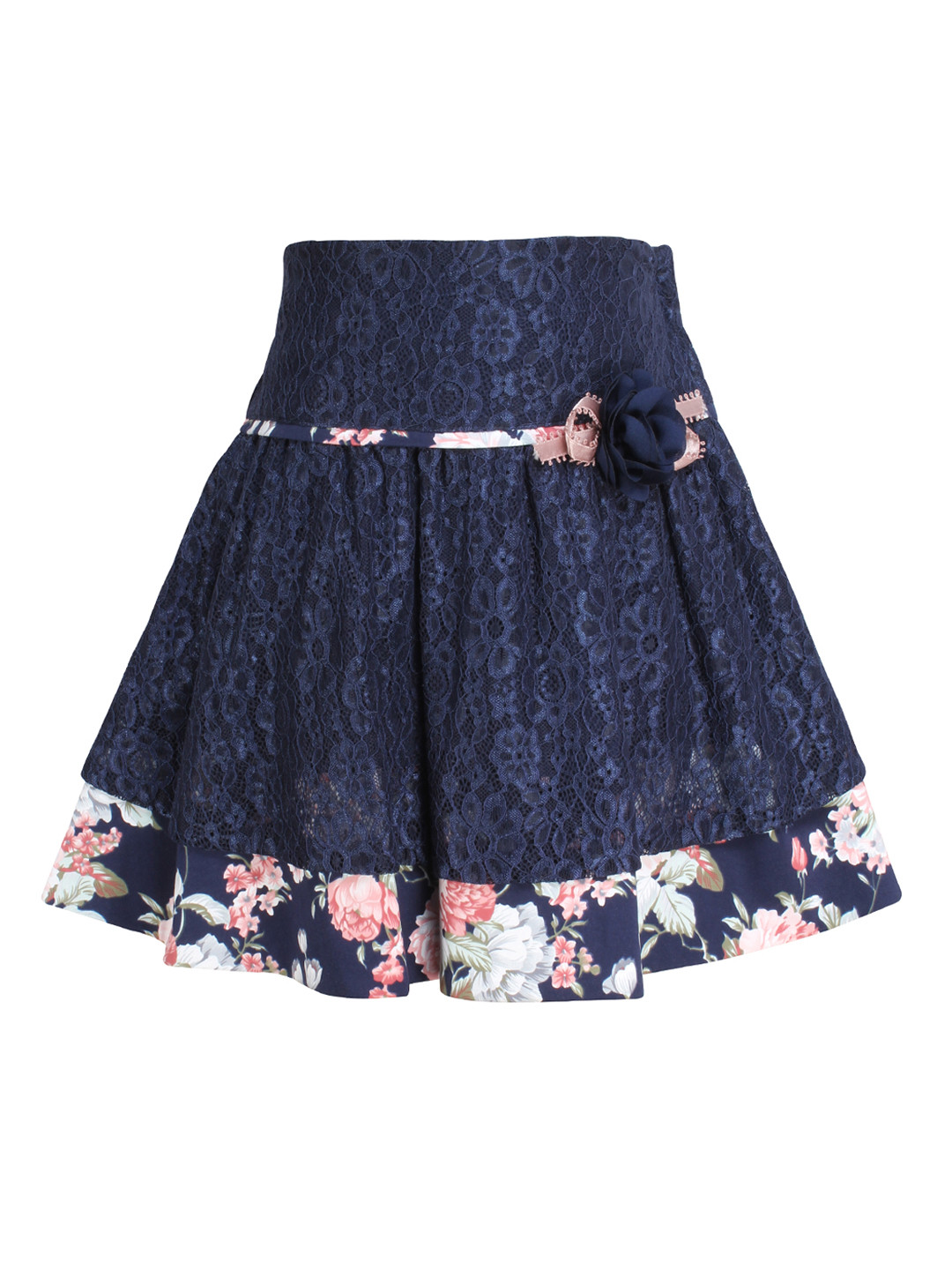 girls navy blue skirt