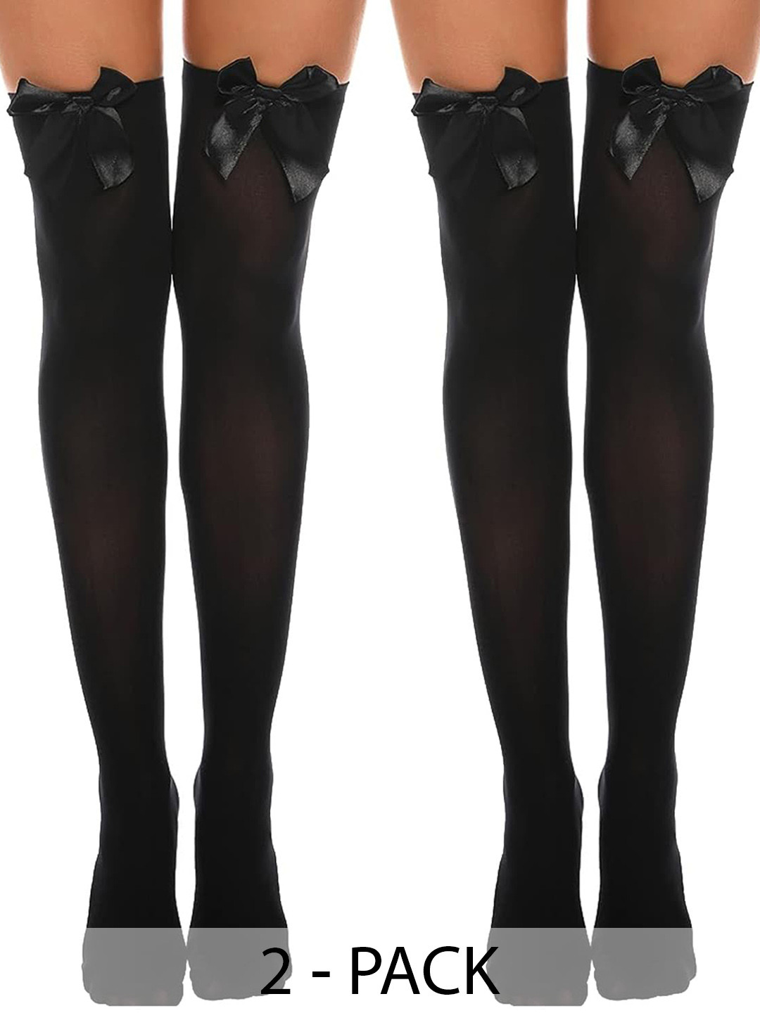 BAESD Pack Of 2 High Thigh Stockings