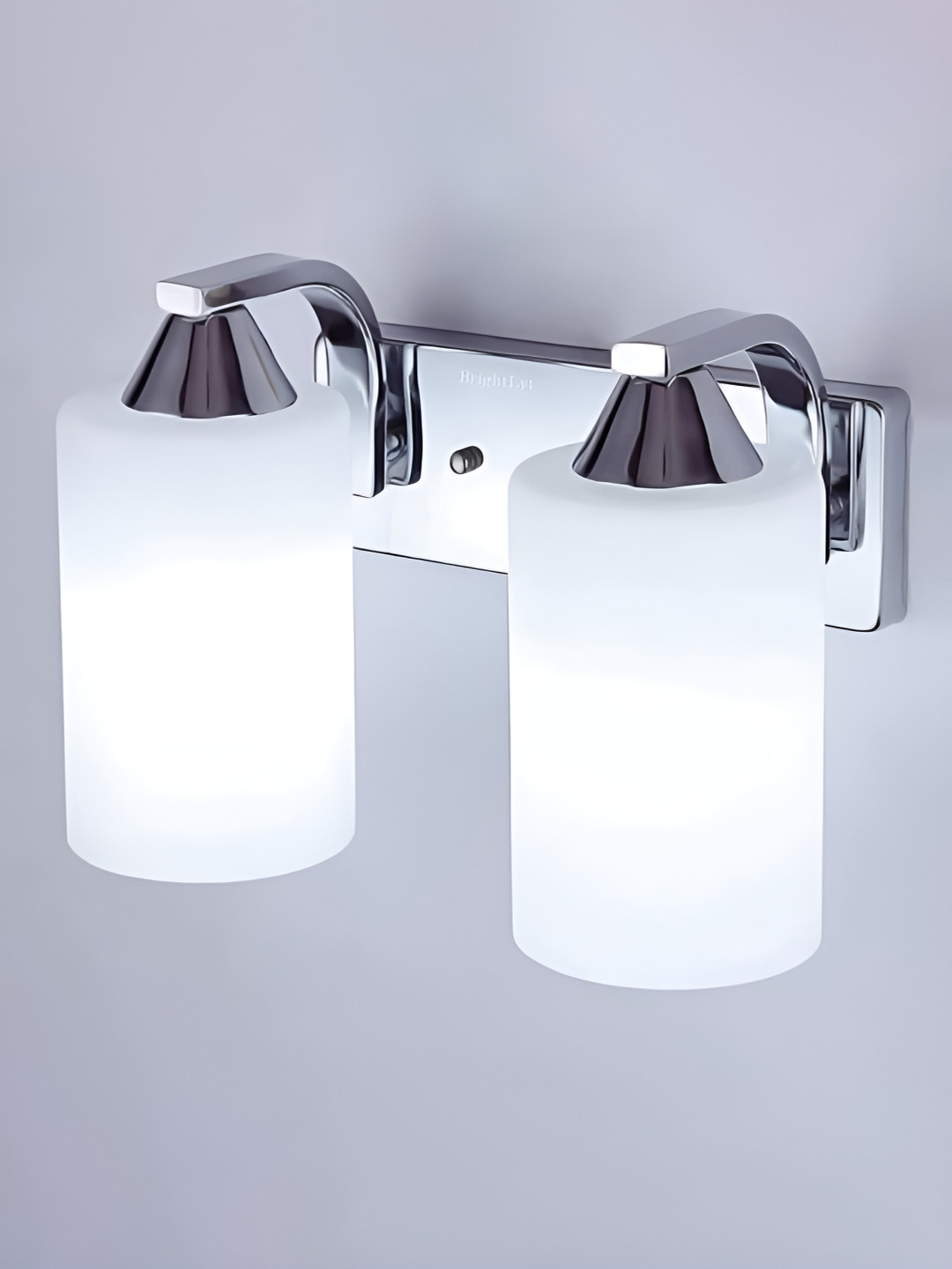 BrightLyt White Metal Cylinder Wall Lamp