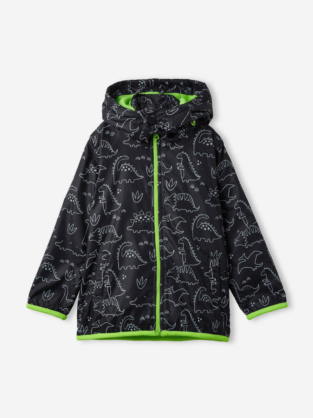 The Souled Store Boys Graphic Printed Hooded Lightweight Puffer Jacket