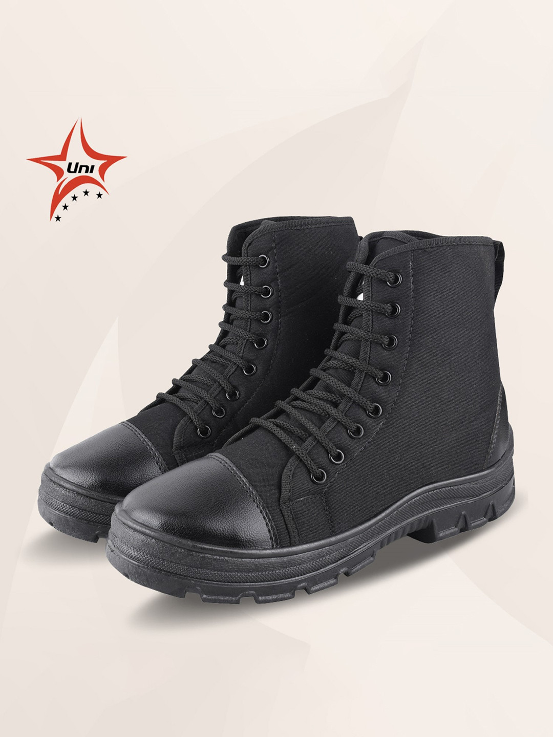 UNISTAR Men Mid Top Felt Hiking Boots