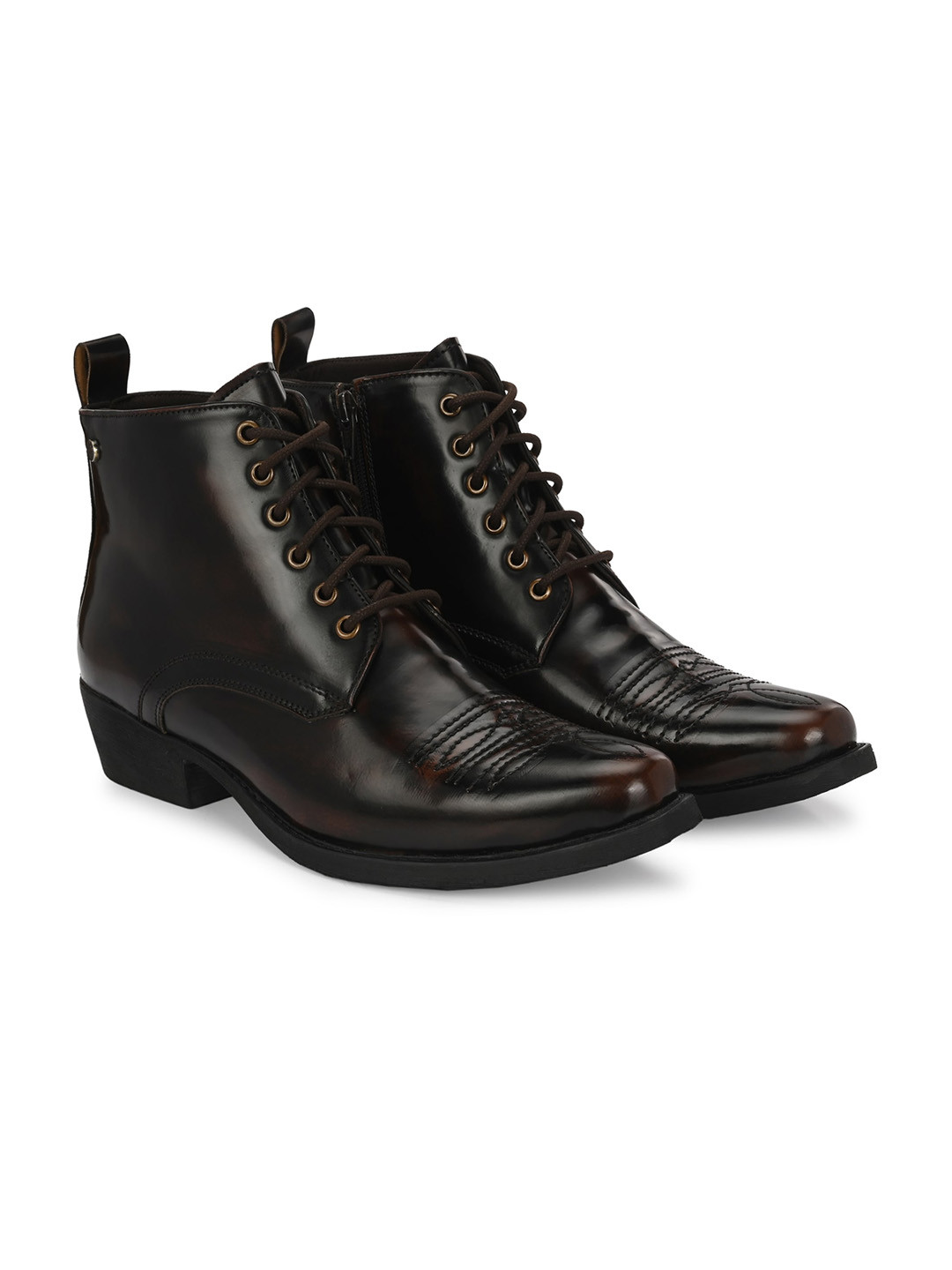 Delize Men Mid-Top Derby Regular Boots