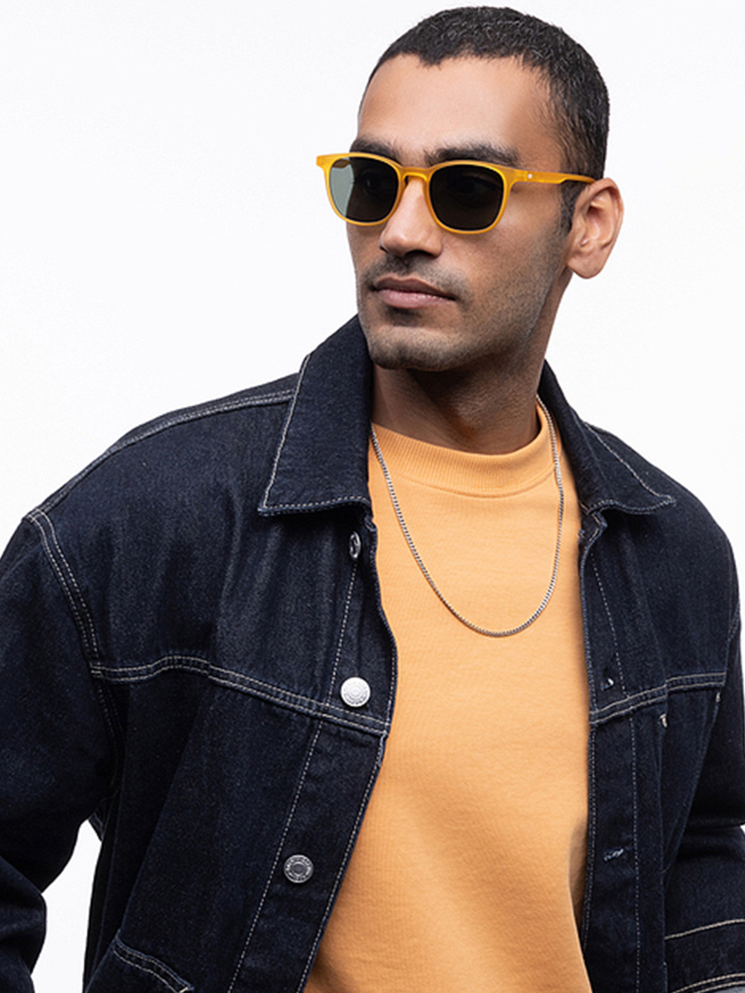 Lenskart HUSTLR Unisex Wayfarer Sunglasses with Polarised and UV Protected Lens 210671