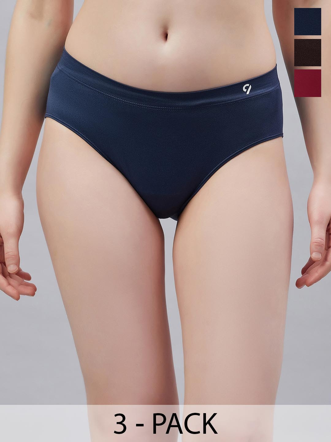 C9 AIRWEAR Seamless Pack of 3 Briefs-Ultra Soft Stretch Breathable & Everyday Panties