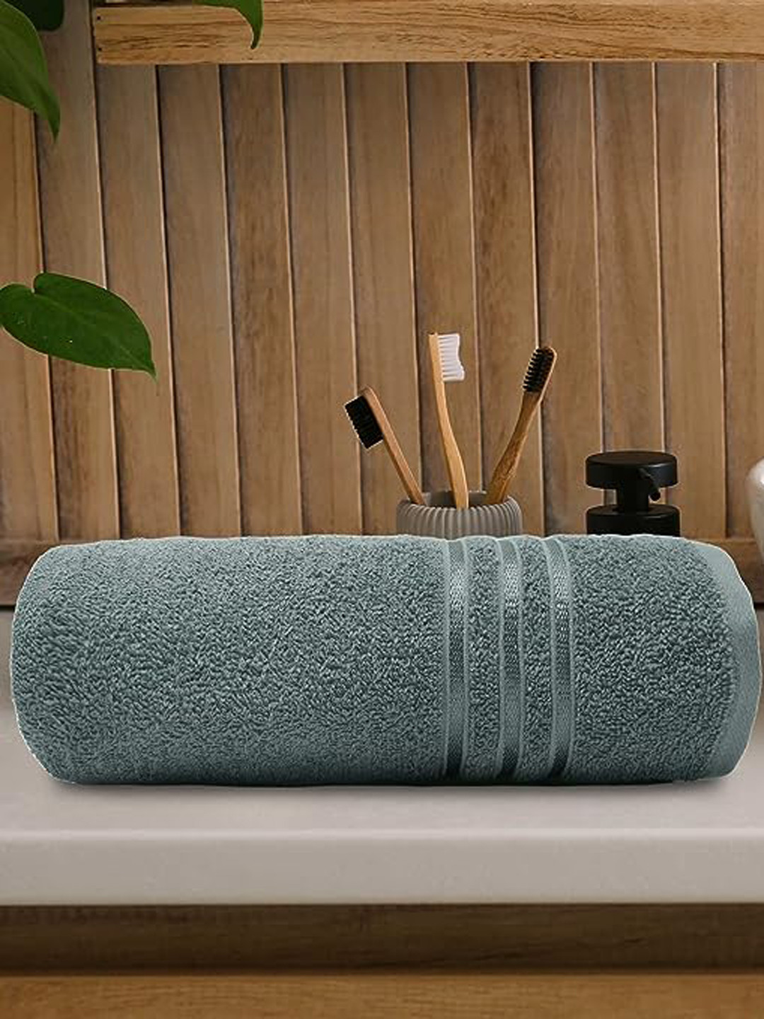 Signature Grey 350 GSM Cotton Bath Towel