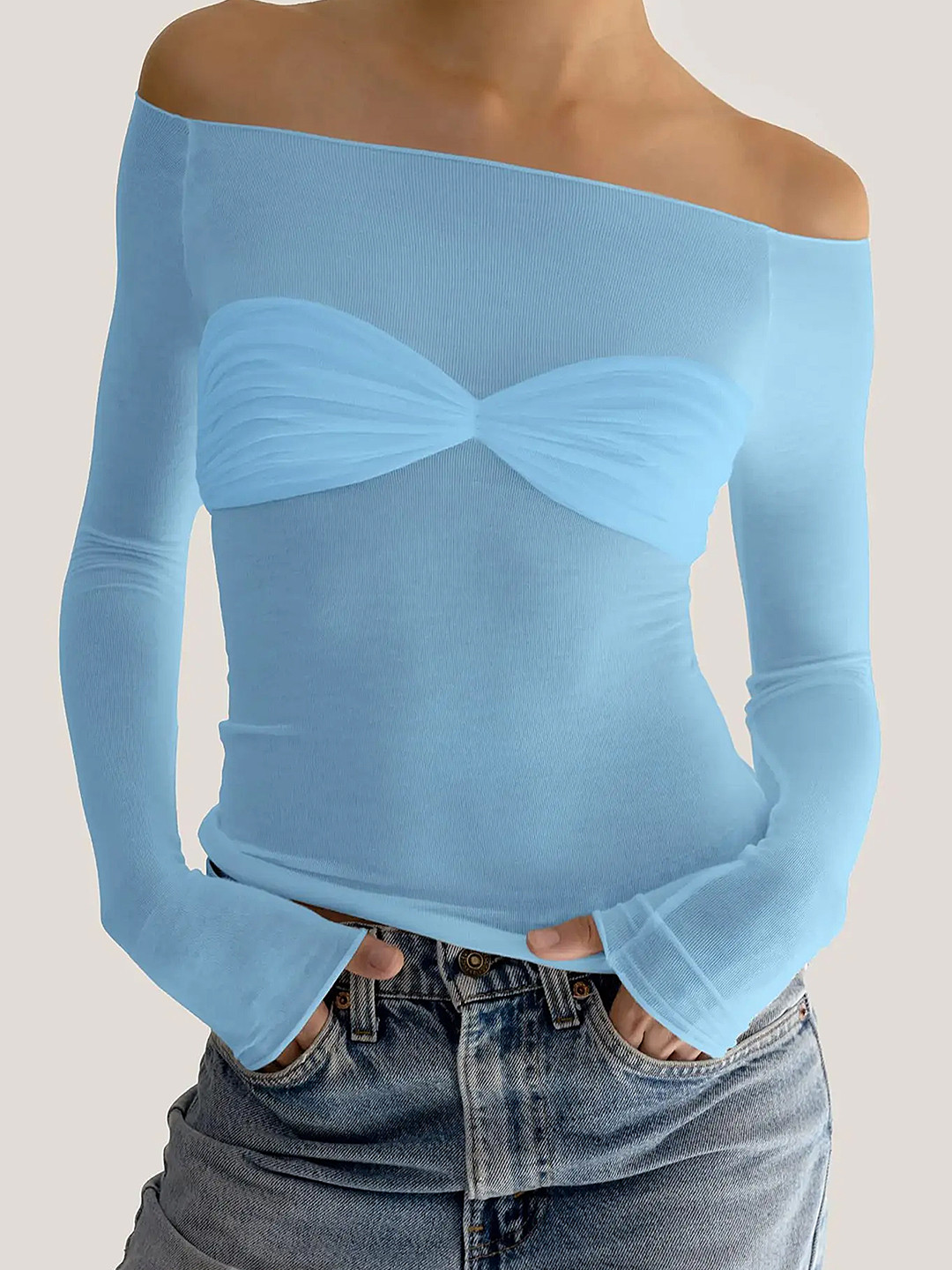 LULU & SKY Blue Top