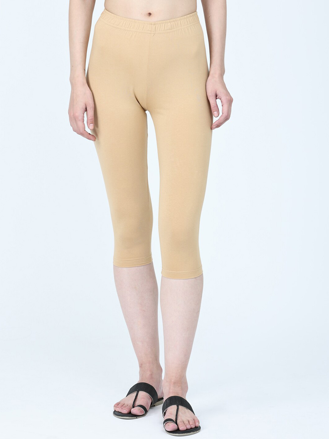 Robinbosky Stretchable Three-Fourth Length Leggings