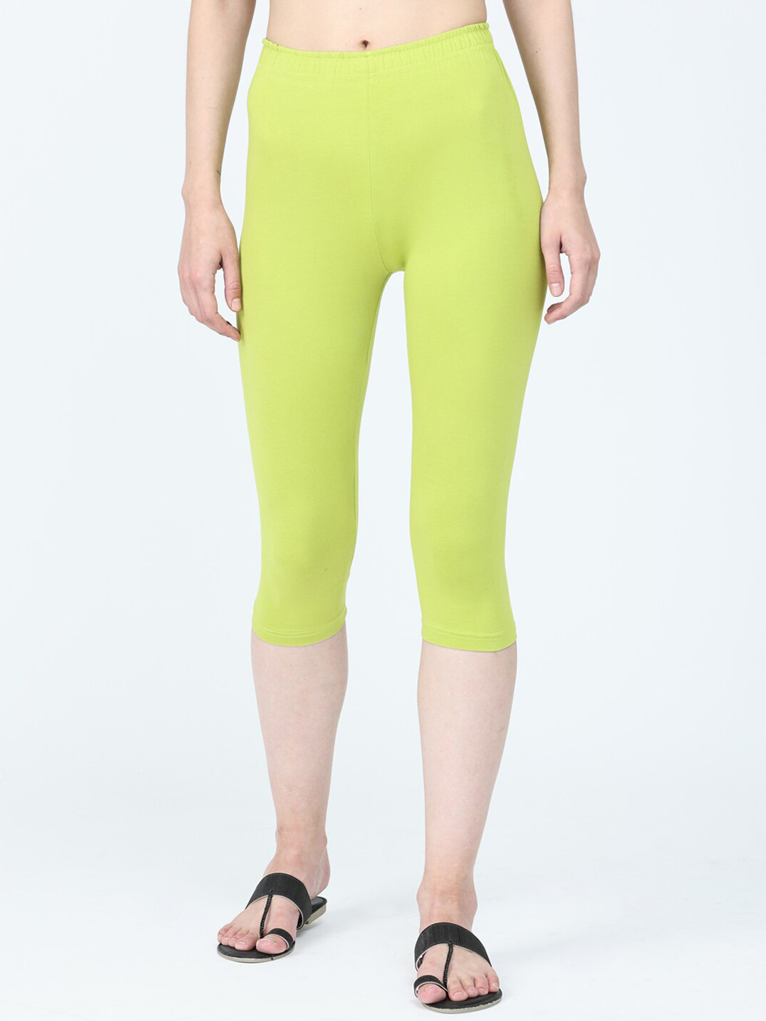 Robinbosky Stretchable Three-Fourth Length Leggings