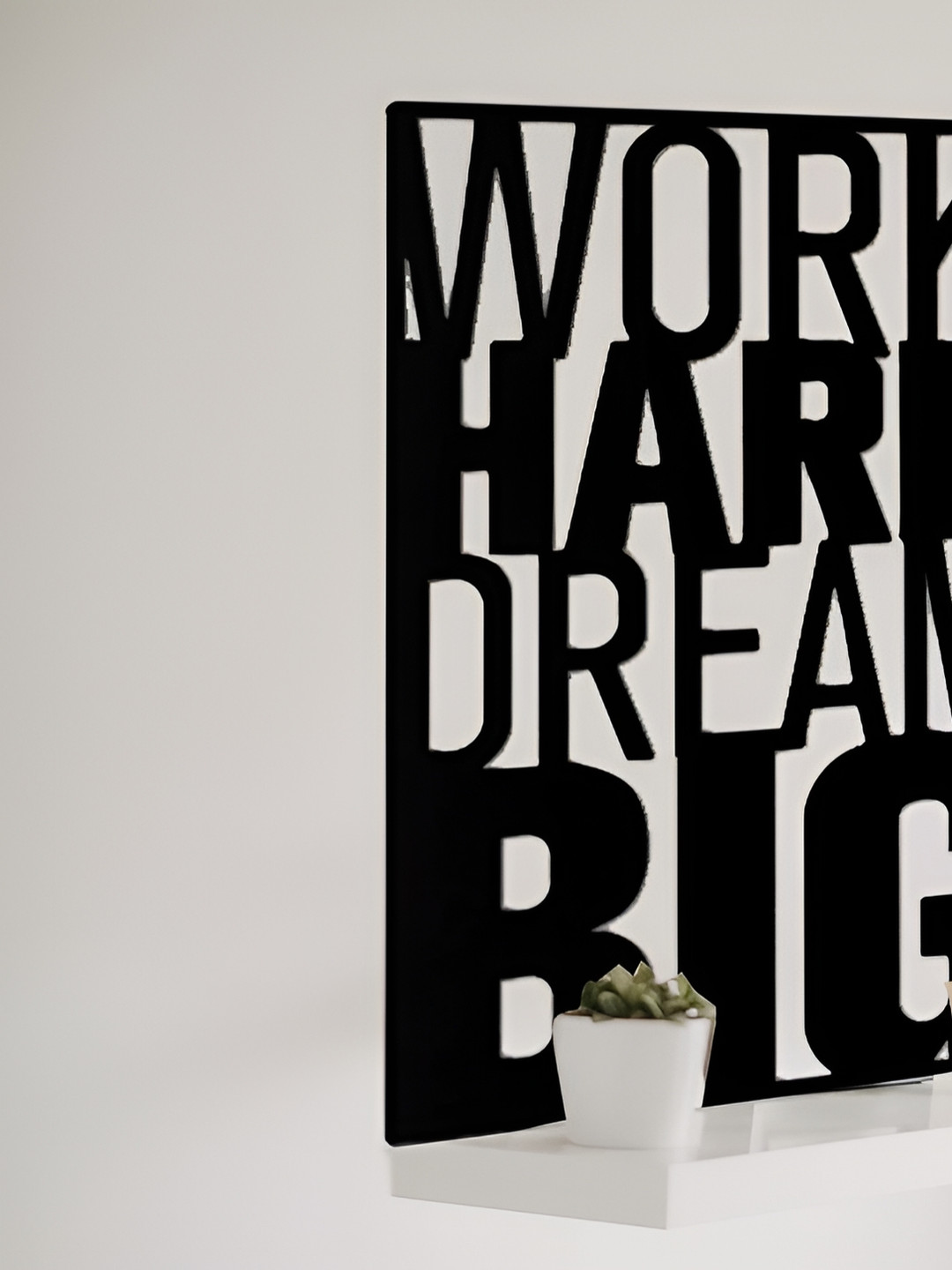 WALLCENTRE Black Metal Wall Art