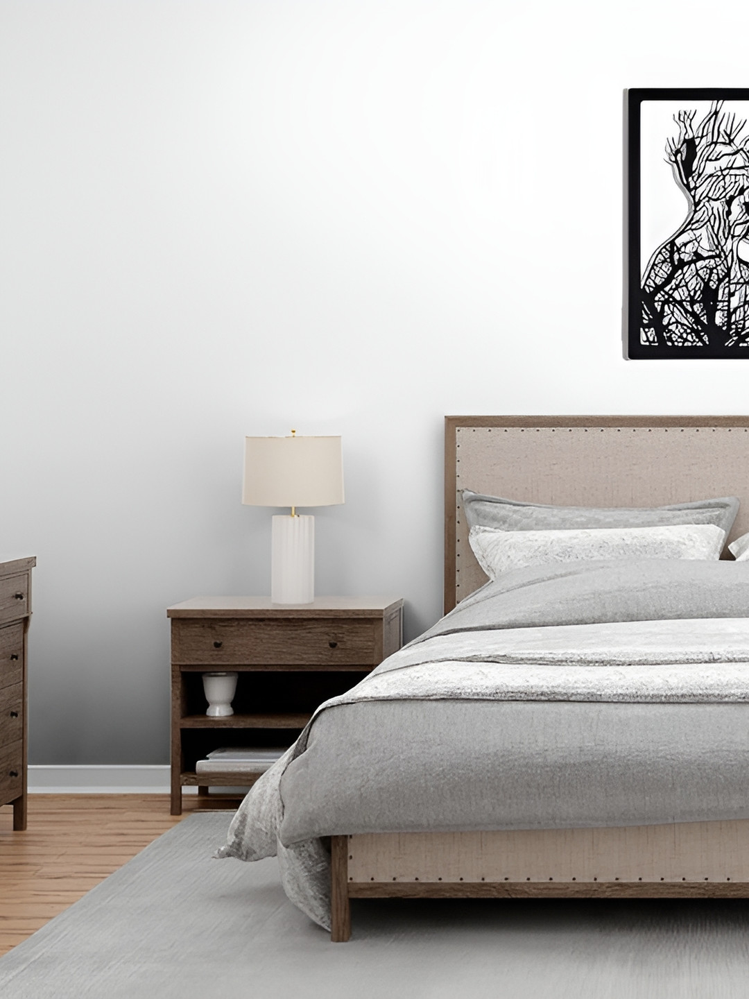 WALLCENTRE Women Shape Tree Metal Matte Hall Abstract Wall Decor-12.2In