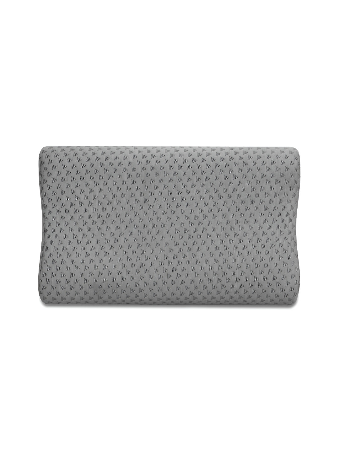 Dormyo Cooling Gel White Abstract Faux Velvet Breathable Medium Memory Foam Sleep Pillow-139 x 81 x 139 cm