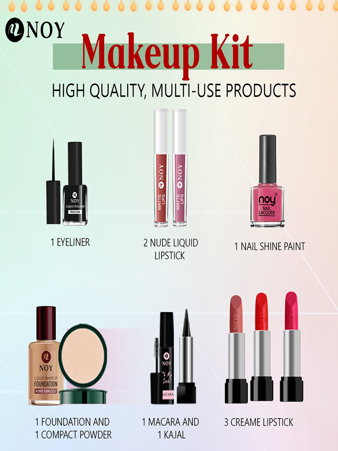 NOY 11Pcs Waterproof Captivate For Any Festival - Combo No 877