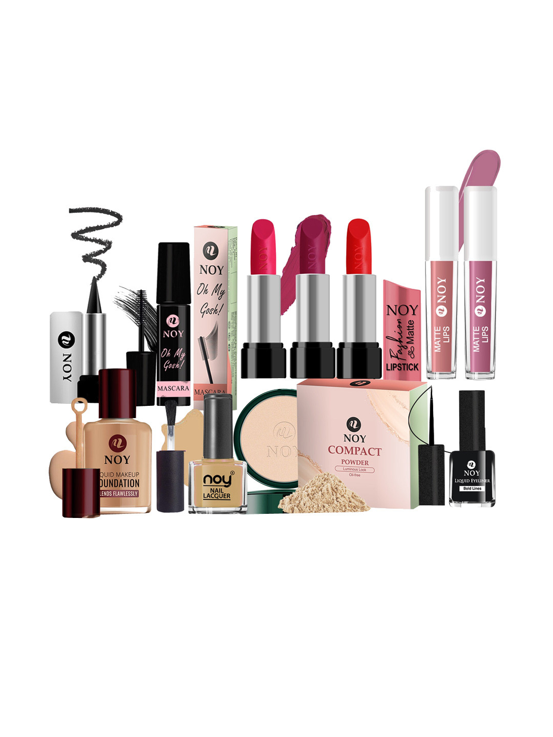 NOY Set Of 11 Captivate Makeup Combo - For Any Festival - 757