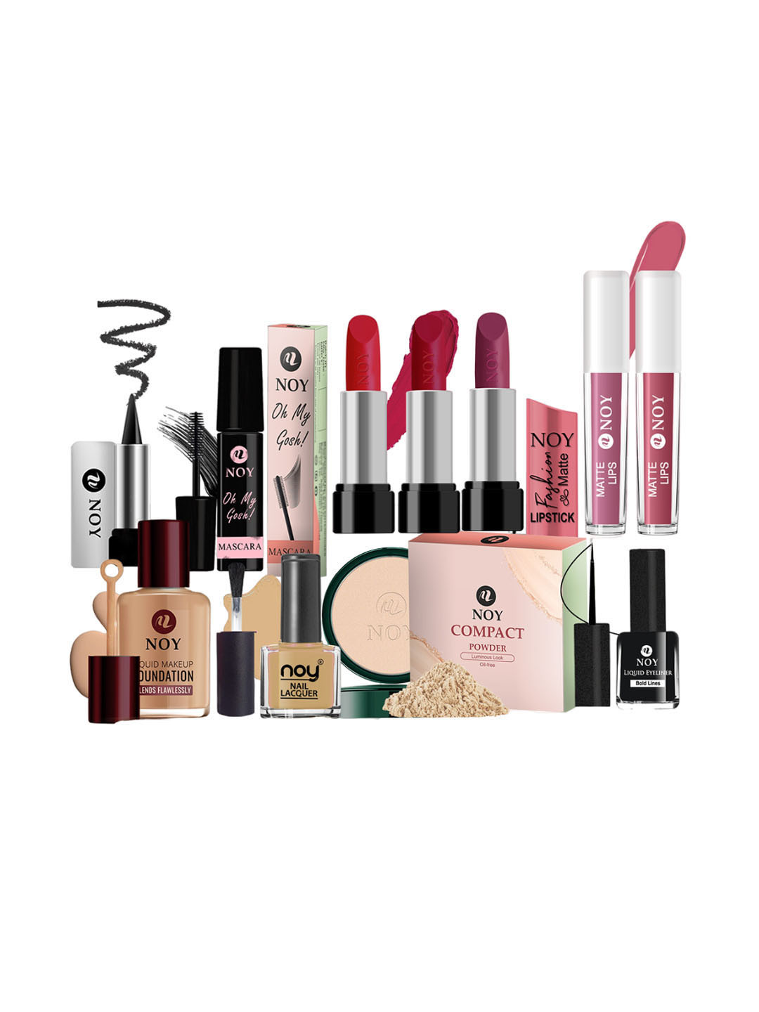 NOY Set Of 11 Bliss Makeup Combo - Perfect Gift Of Beauty Essentials - 995