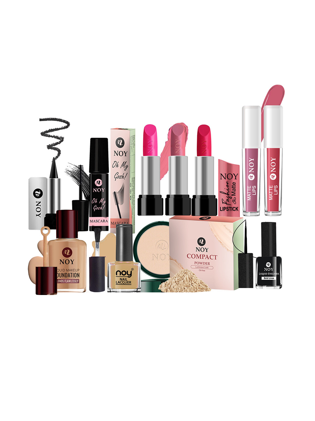 NOY Set Of 11 Makeup Combo - Professional Glamour - 888