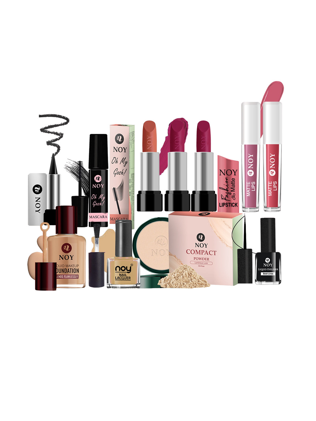 NOY 11Pcs Multicolors Essence Effortless Beauty In Any Weather - Combo No 906