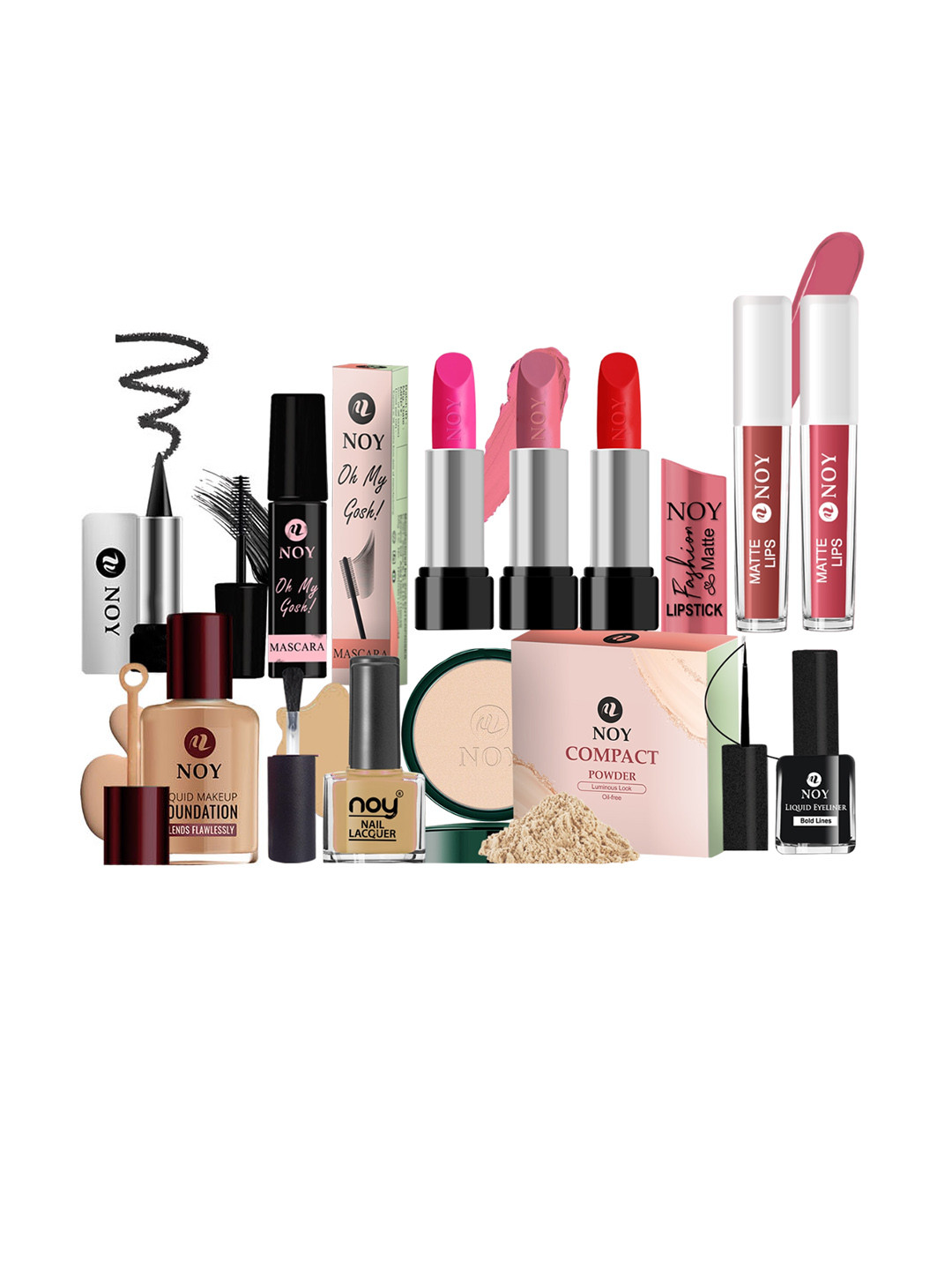 NOY Set Of 11 Captivate Makeup Combo - 1017 - 617