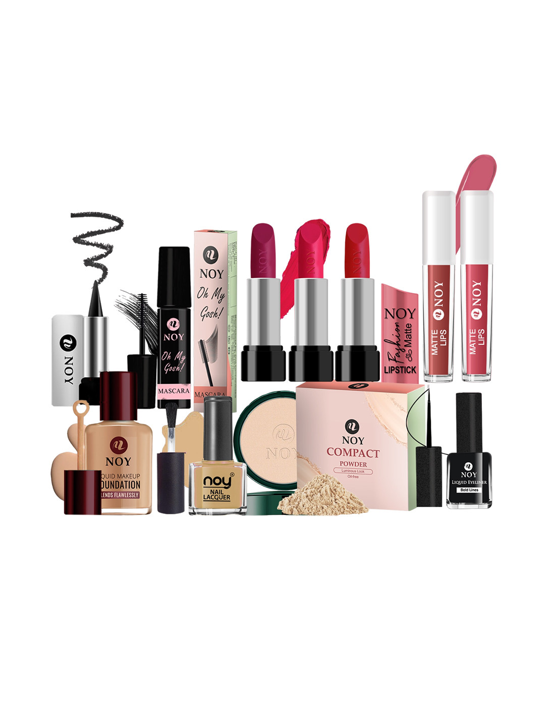NOY Set Of 11 Marvel Makeup Combo - Flawless Fusion For Stunning Beauty - 771
