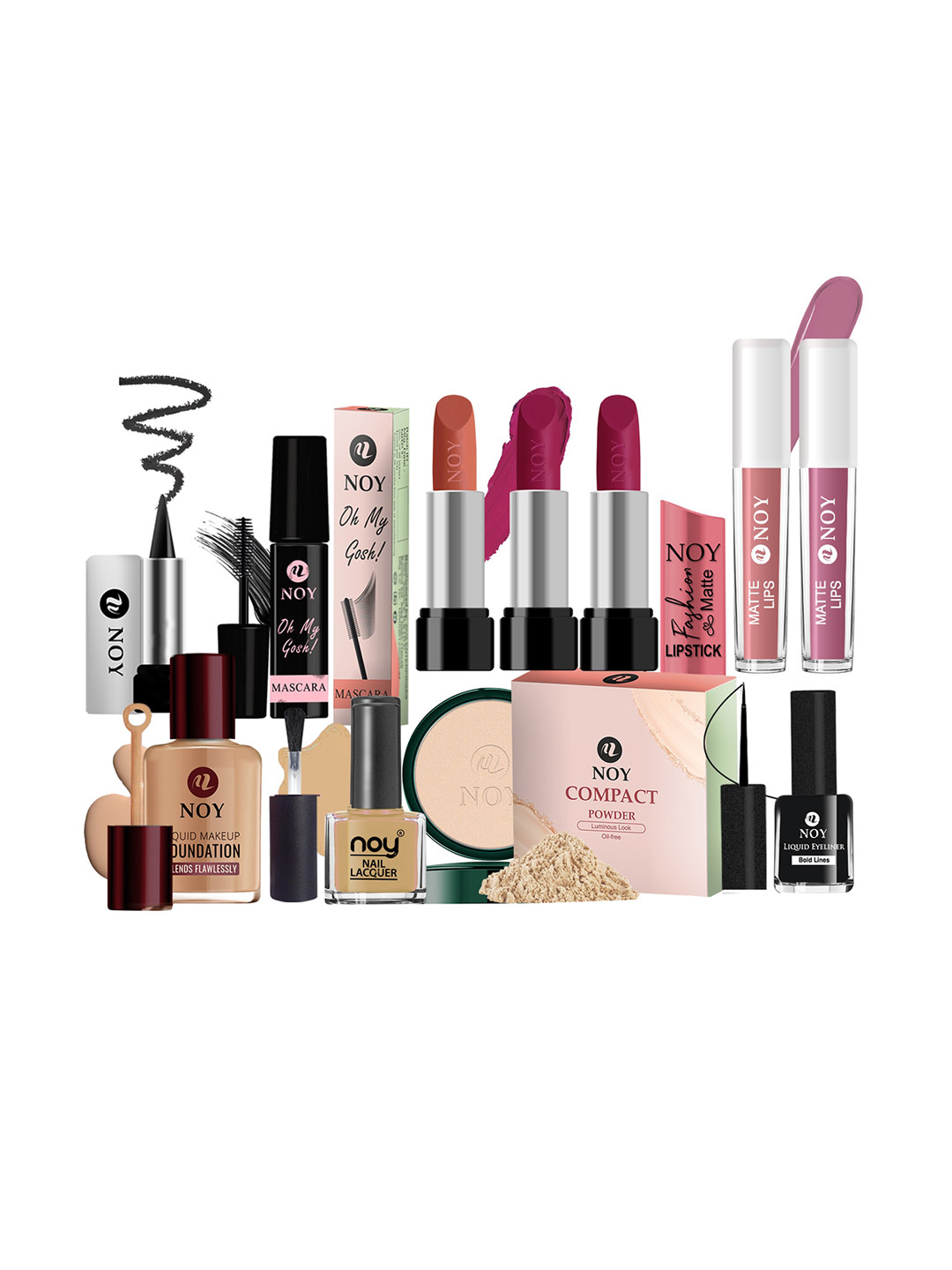 NOY Set Of 11 Makeup Combo - Double The Beauty Joy For Any Occasion - 741