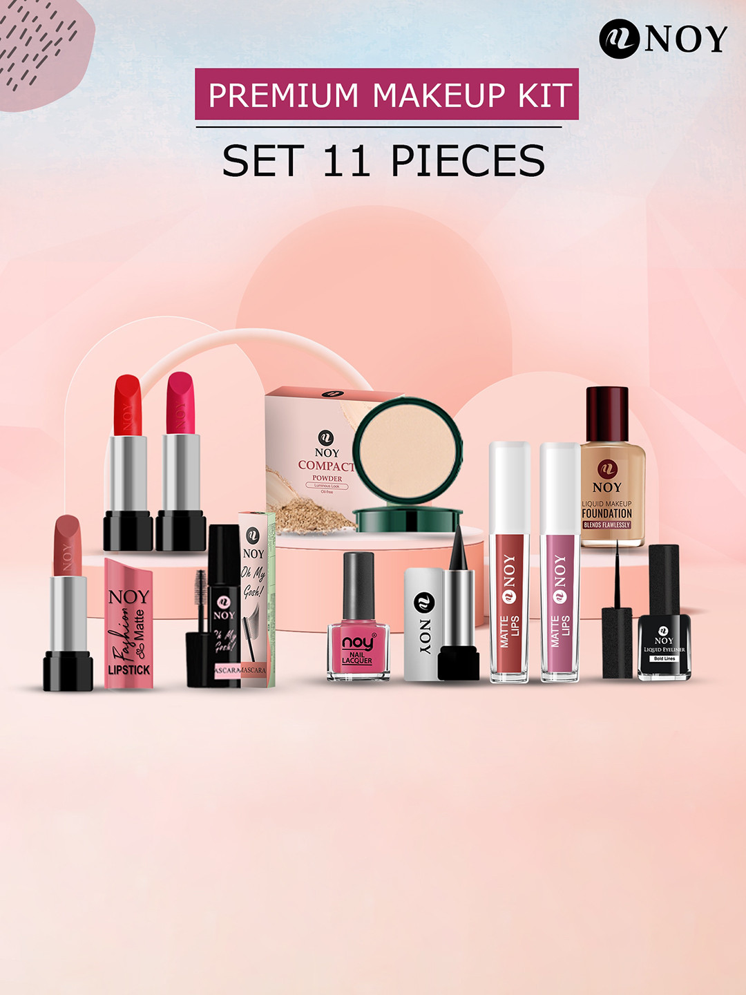 NOY 11Pcs Bliss Perfect Gift Of Beauty Essentials - Combo No 795