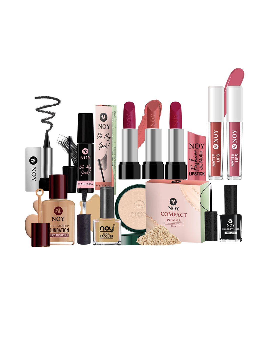 NOY 11Pcs Multicolors Essence Effortless Beauty In Any Weather - Combo No 706