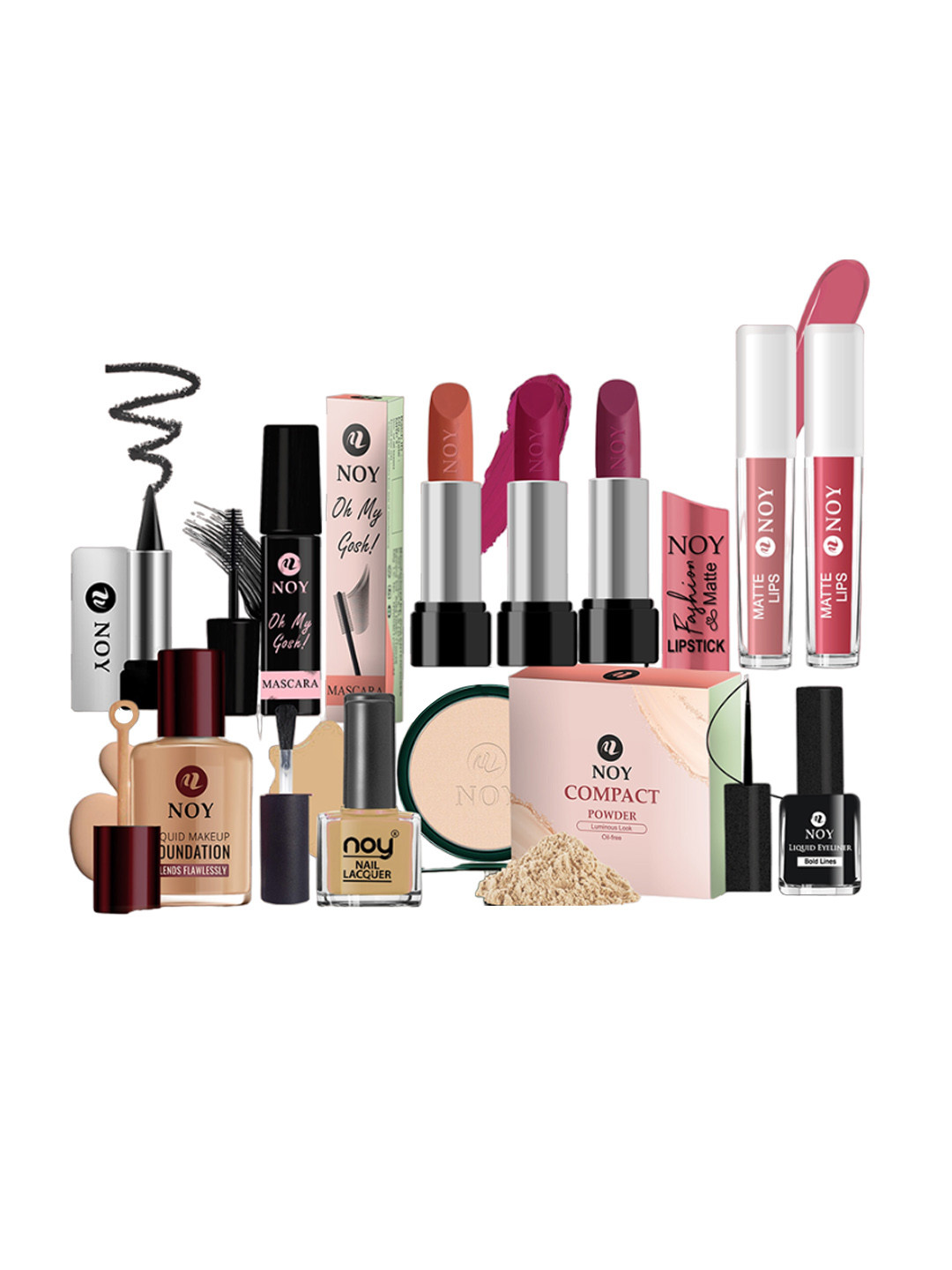NOY Set Of 11 Divine Makeup Combo - Heavenly Beauty In Perfect Pairing - 802
