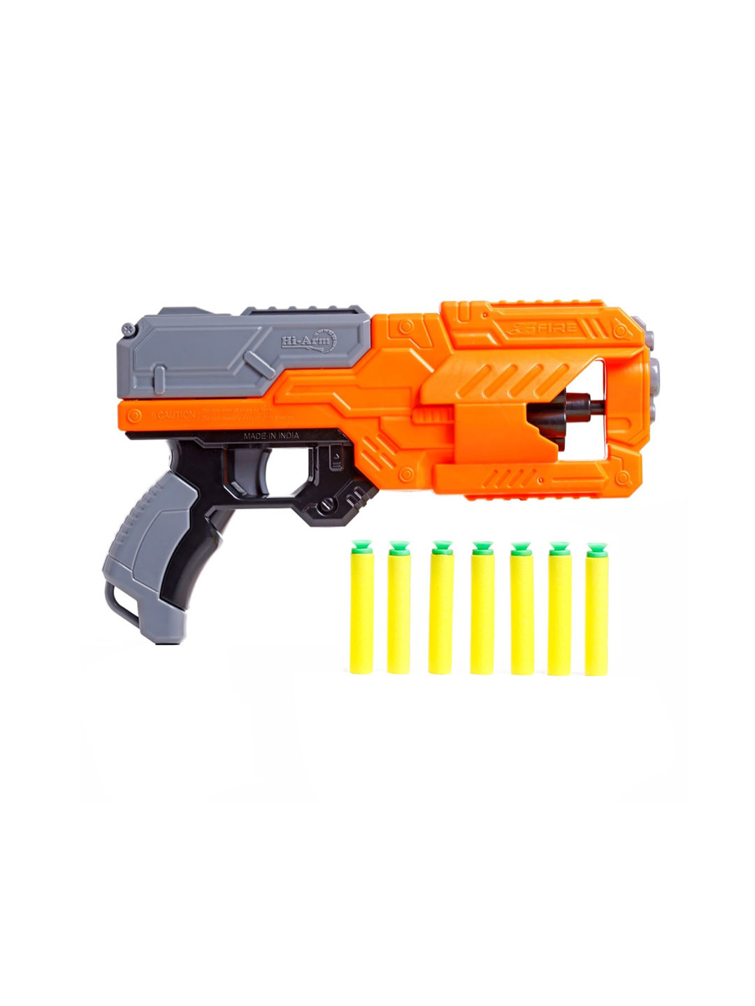 Aditi Toys Kids BPA Free Six Fire Gun, 6 Dart Rotating Drum & 10 Soft Bullet Darts
