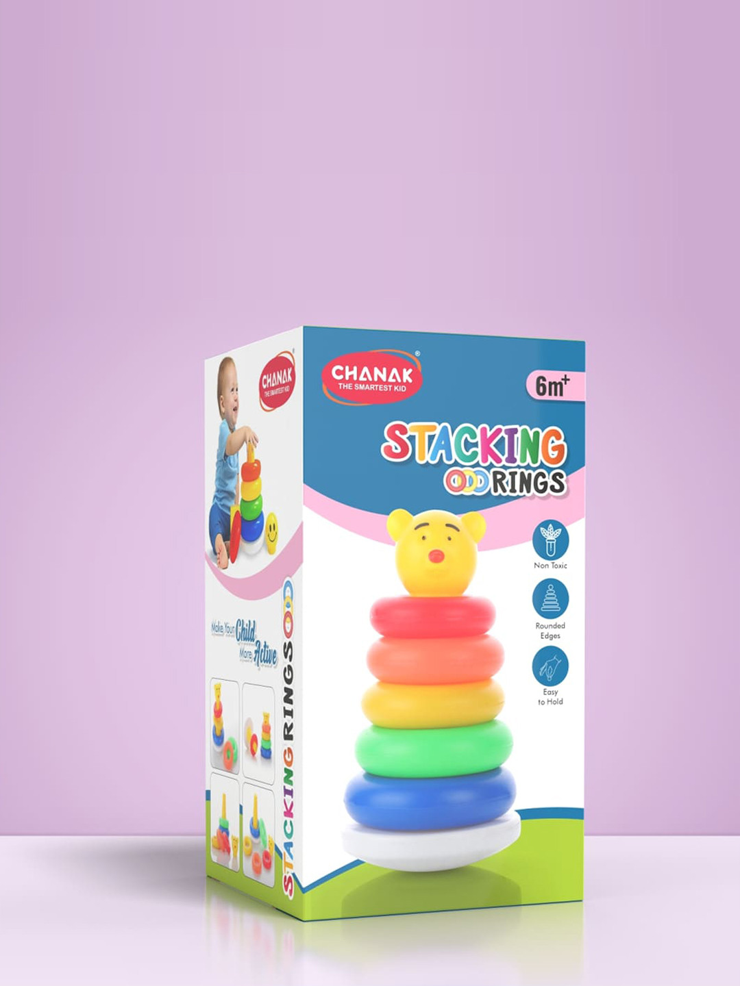 Aditi Toys Kids Rainbow Stacking Ring