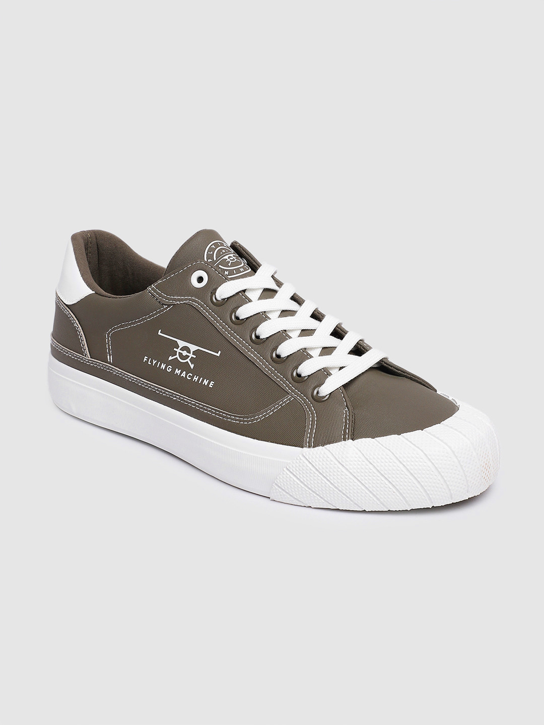 Flying Machine Men Round Toe Sneakers