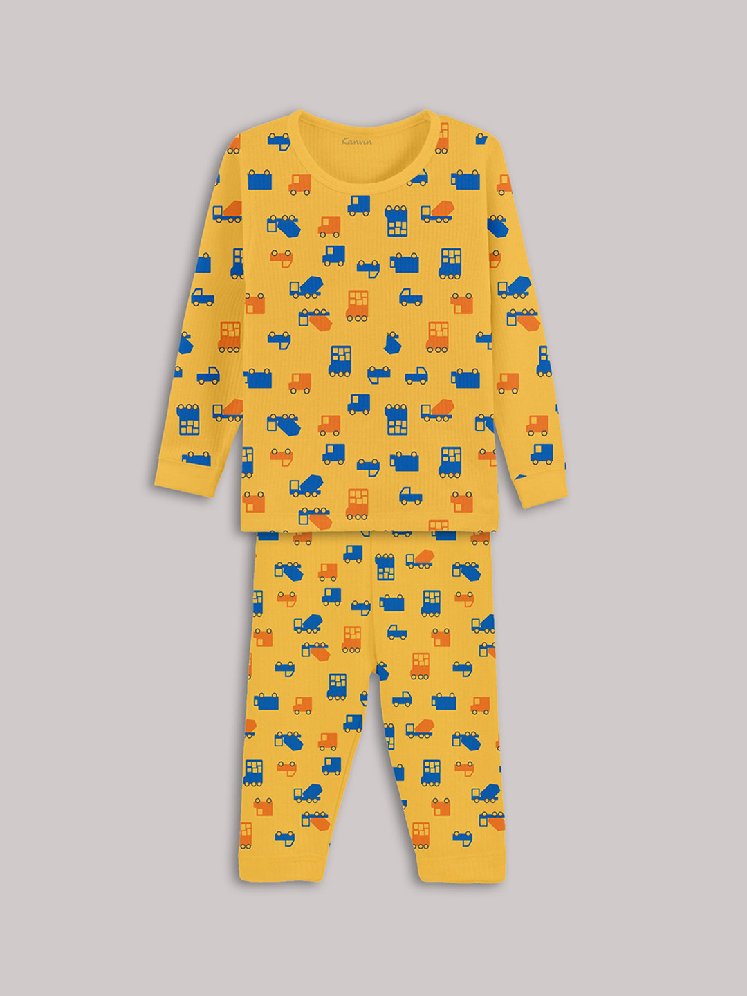 Kanvin Boys Printed Thermal Set