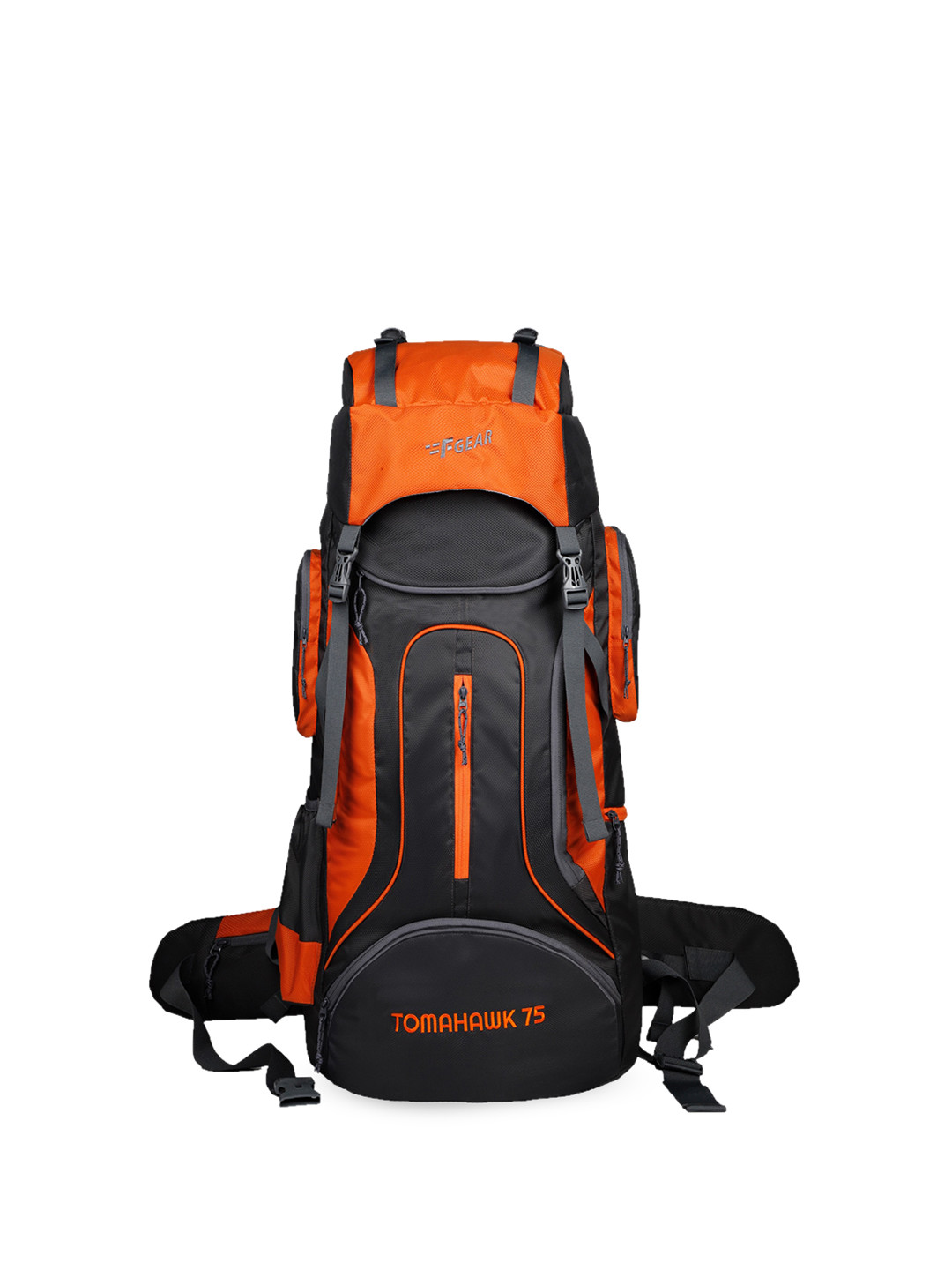 F Gear Colourblocked Rucksack With Rain Cover-75L