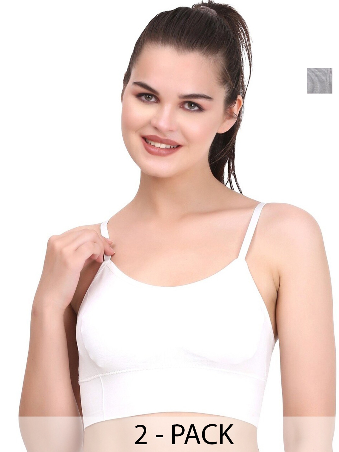 Buy UNDER 1000 Pack Of 2 Full Coverage Lightly Padded T Shirt Bra With All  Day Comfort - Bra for Women 26160750