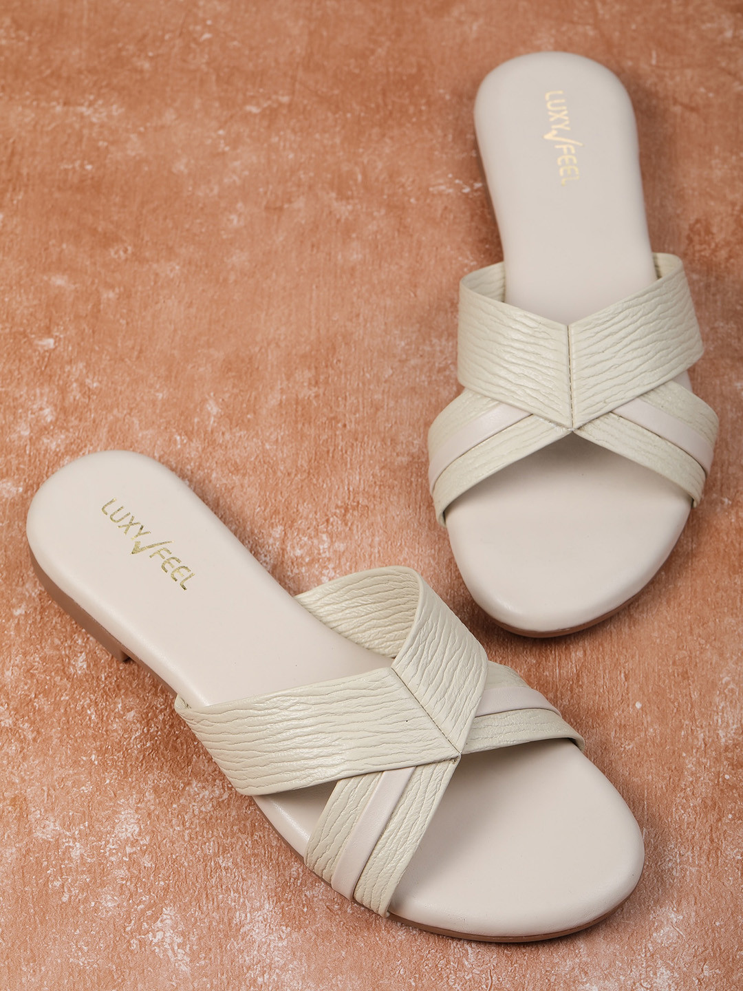 Luxyfeel Party Open Toe Flats