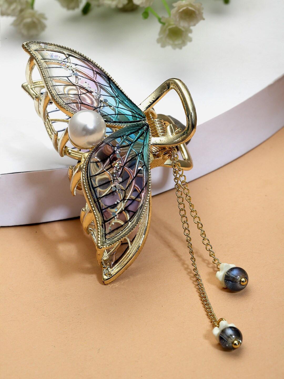 VOGUE PANASH Embellished Claw Clip