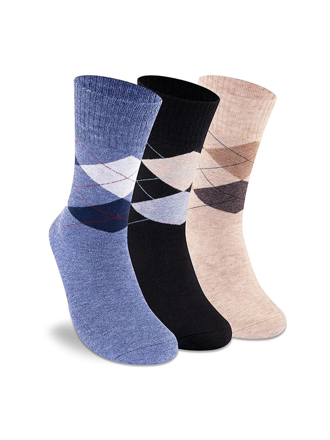 Supersox Men Pack Of 3 Winter Thermal Regular Length Socks