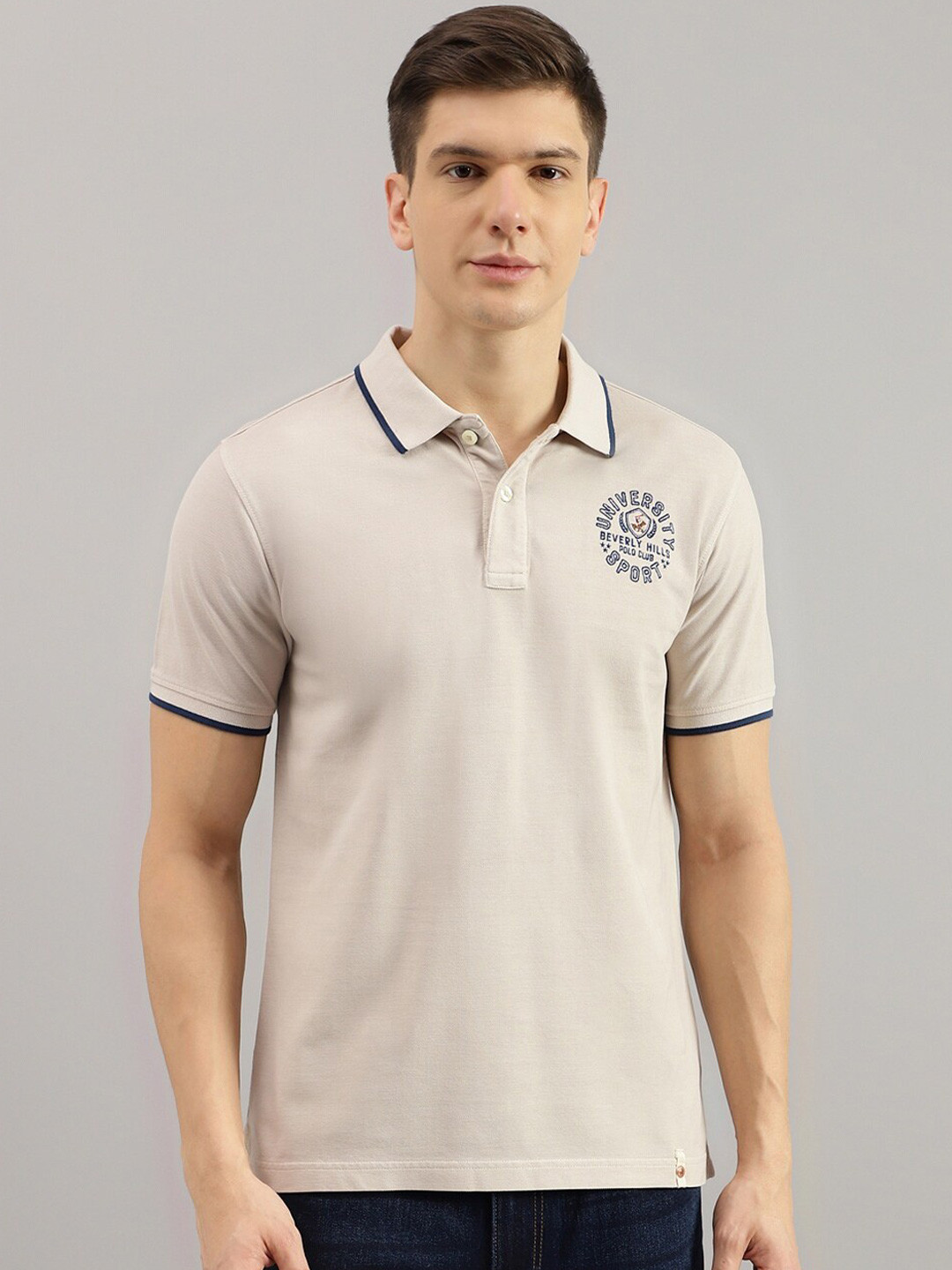Beverly Hills Polo Club Short Sleeves Pure Cotton T-shirt