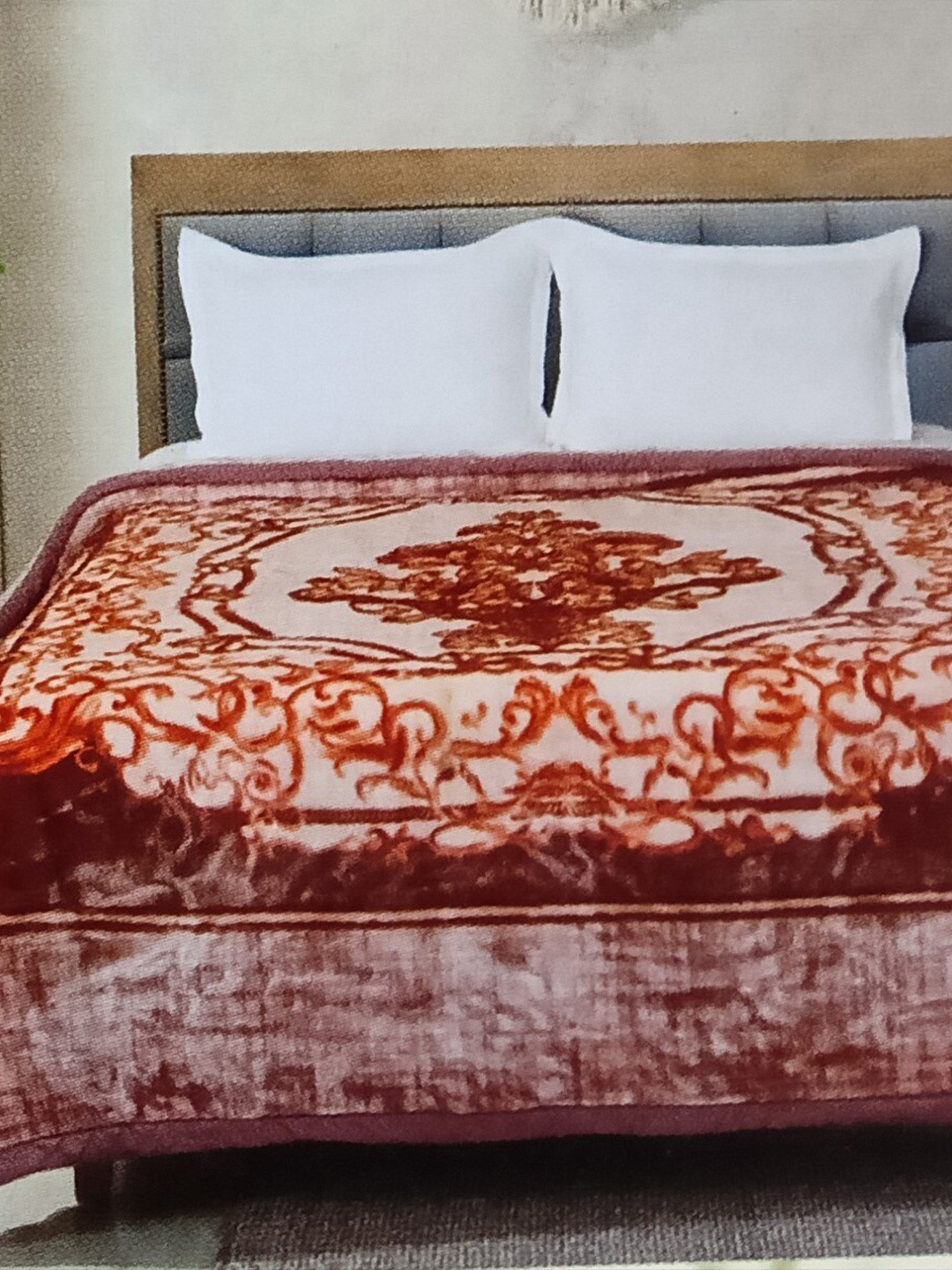 Signature Multicoloured Floral Microfiber Heavy Winter Double Bed Blanket