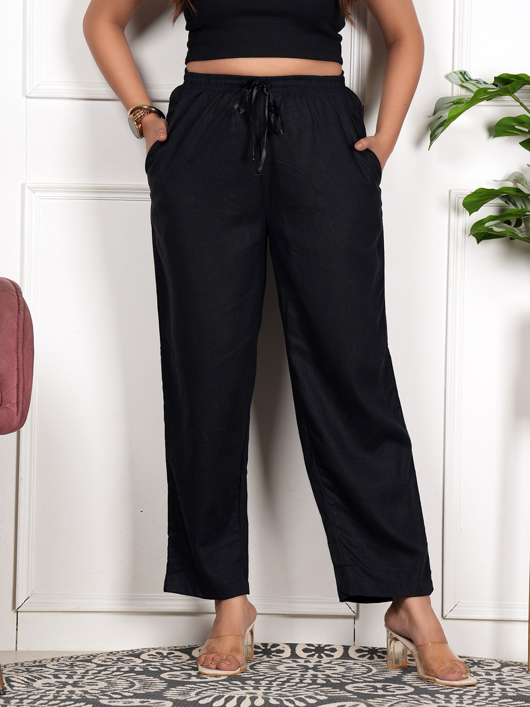 Style Shoes Ankle-Length Straight Lounge Pants
