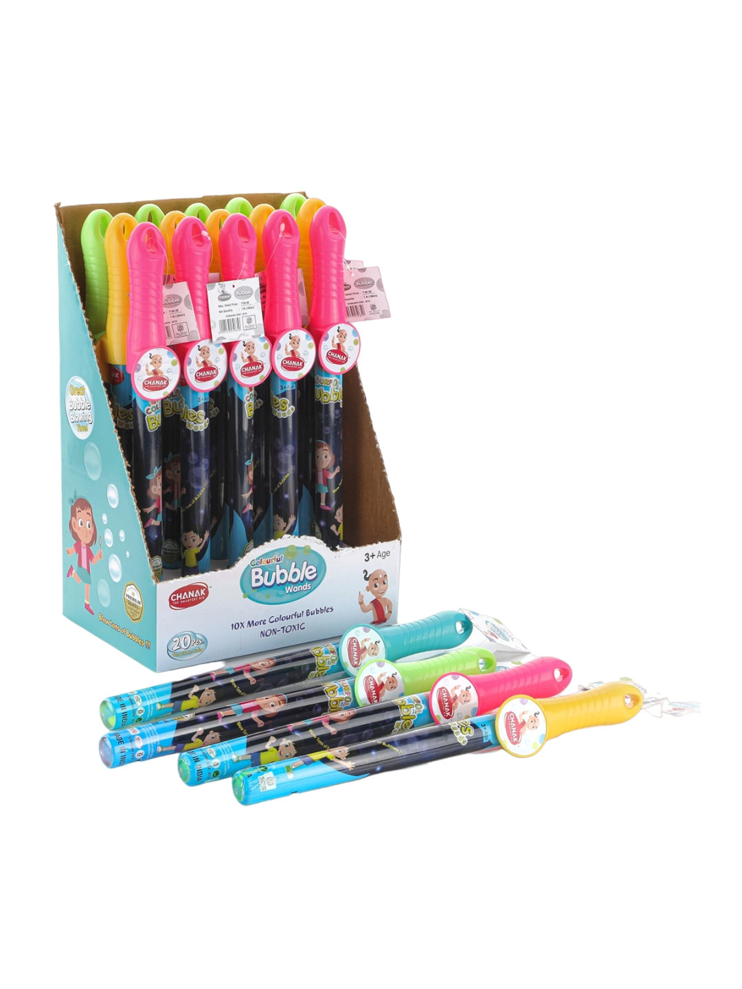 Aditi Toys Kids Set Of 20 Bubble Sticks Magical Bubble Wand Toy