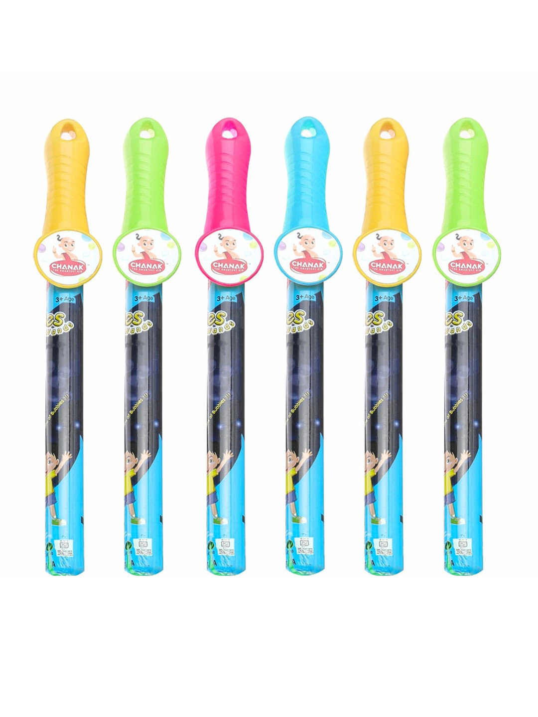 Aditi Toys Kids Pack of 6 Magical Bubble Wand Toy