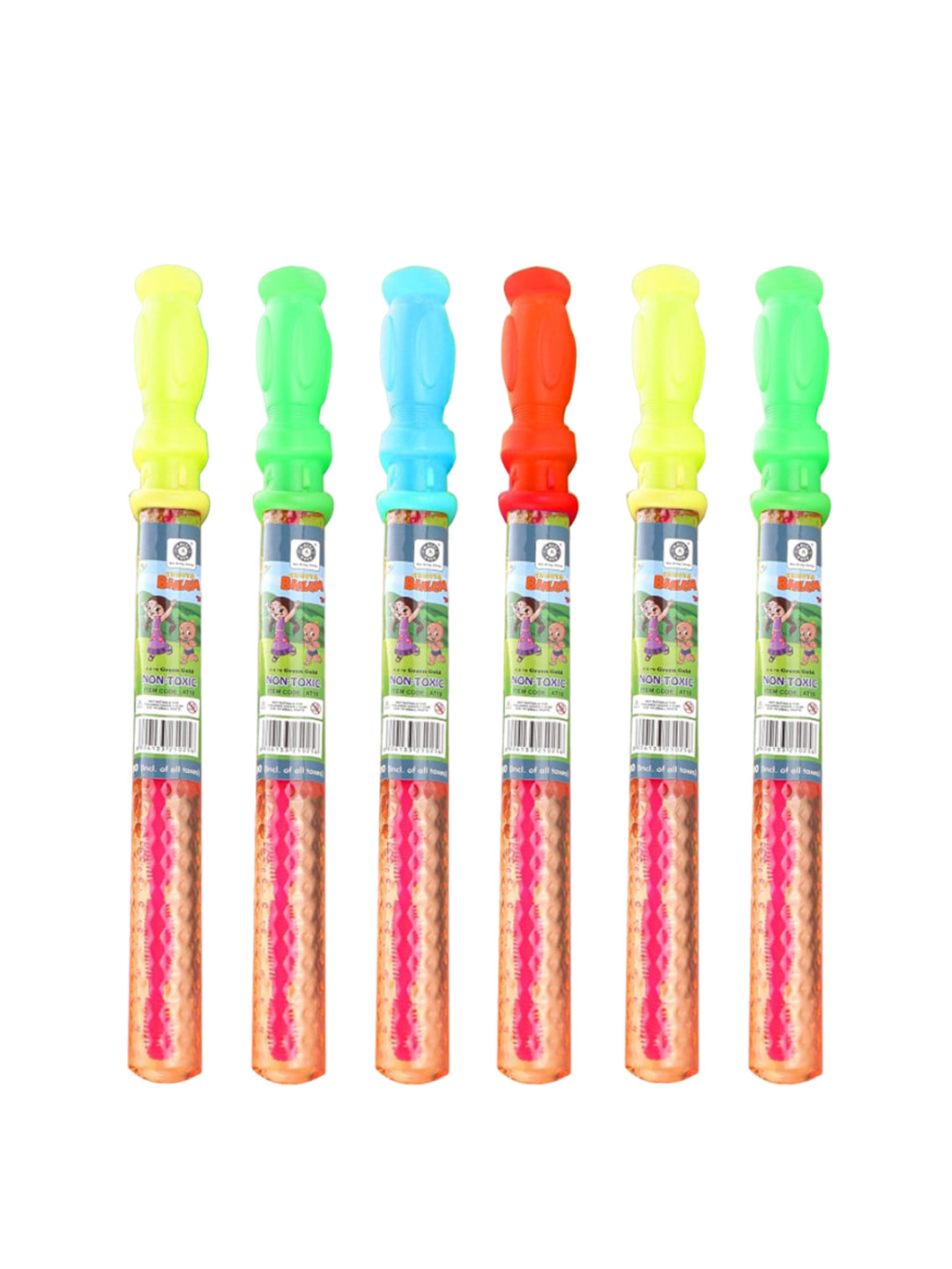 Aditi Toys Kids Pack of 6 Bubble Sticks Games