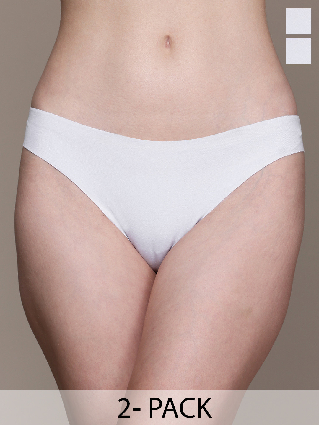 women'secret Pack of 2 Mid Rise Cotton Hipster Briefs-7683083-99