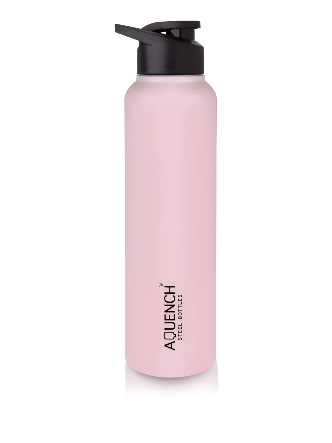 AQUENCH Adventure Pink Solid Stainless Steel Spill Proof Sipper - 1L