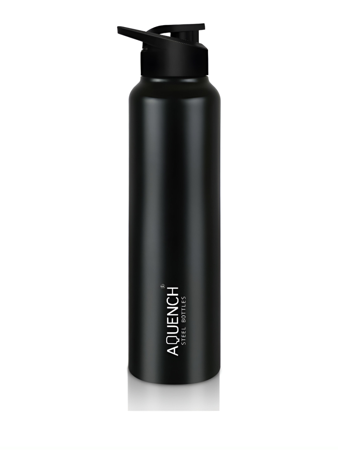 AQUENCH Black Stainless Steel Spill Proof Sipper - 1L